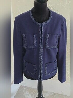 J. Mclaughlin Navy Jacket, Pockets